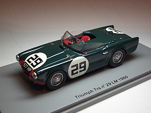 当季大流行 SPARK MODEL TRIUMPH Trs Le Mans 1960 レーシングカー